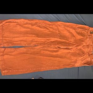 Burnt orange AE capris